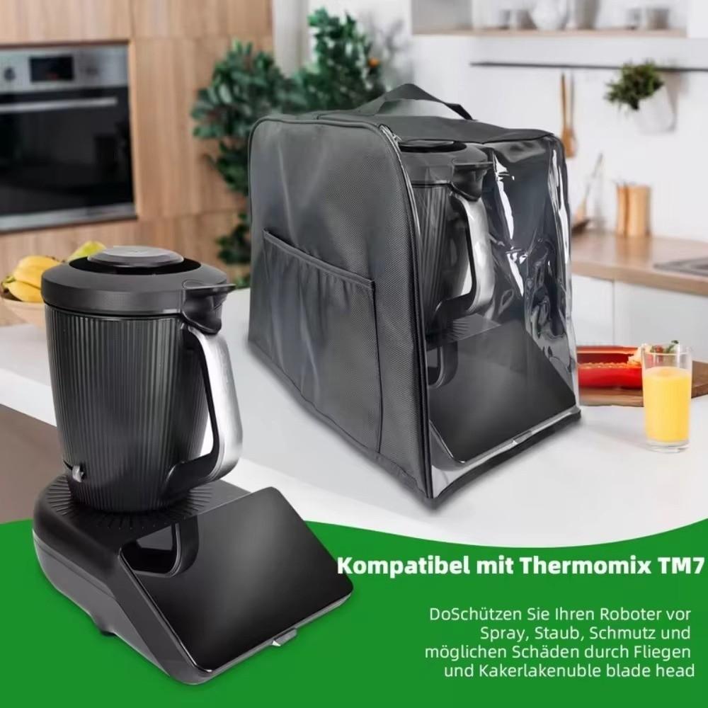 Foldable Kitchen Dust Cover Transparent Dustproof Foldable Cover Kitchen Use Durable Appliance Protector for Thermomix TM7