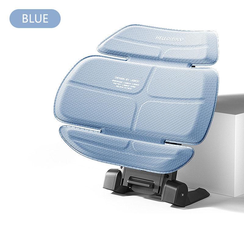 Durable Lumbar Cushion Three-stage Solid Color Car Seat Chair Lumbar Back Support Driver Seat Back Car Lumbar Support