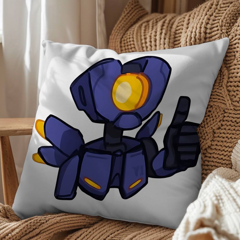 Game Gabriel V1 2 Ultrakill Pillow Case Sofa Living Room Bedroom Headboard Backrest Cushion Square Cushion Nap Time