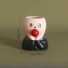 Cute Mini Succulent Pot with Cartoon Figure Creative Decor Planter Ashtray