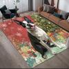Christmas Dog Home Sofa Decoration for Living Room & Bedroom, Non‑Slip Play Flannel Floor Mat for Game Room