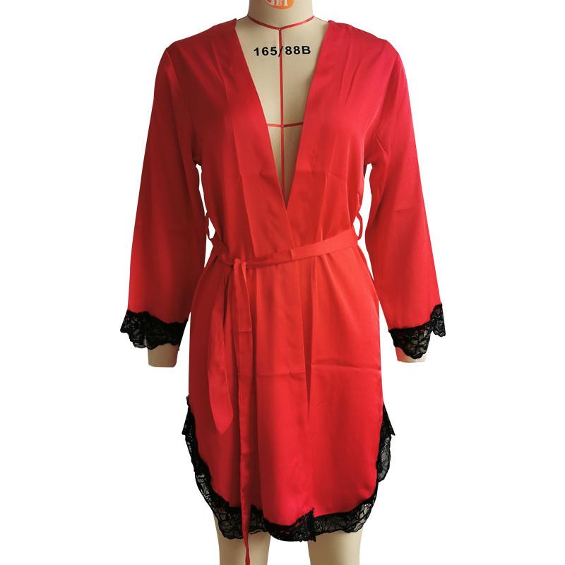 Summer Silk Sleep Dress For Women With Lace Backless Design And Breathable Fabric