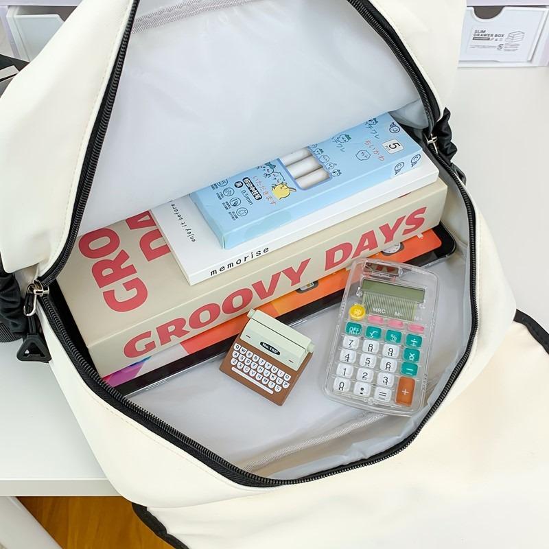 High-value College Style Is Fresh and Sweet, Junior High School Students Are Lightweight and Large-capacity Backpacks