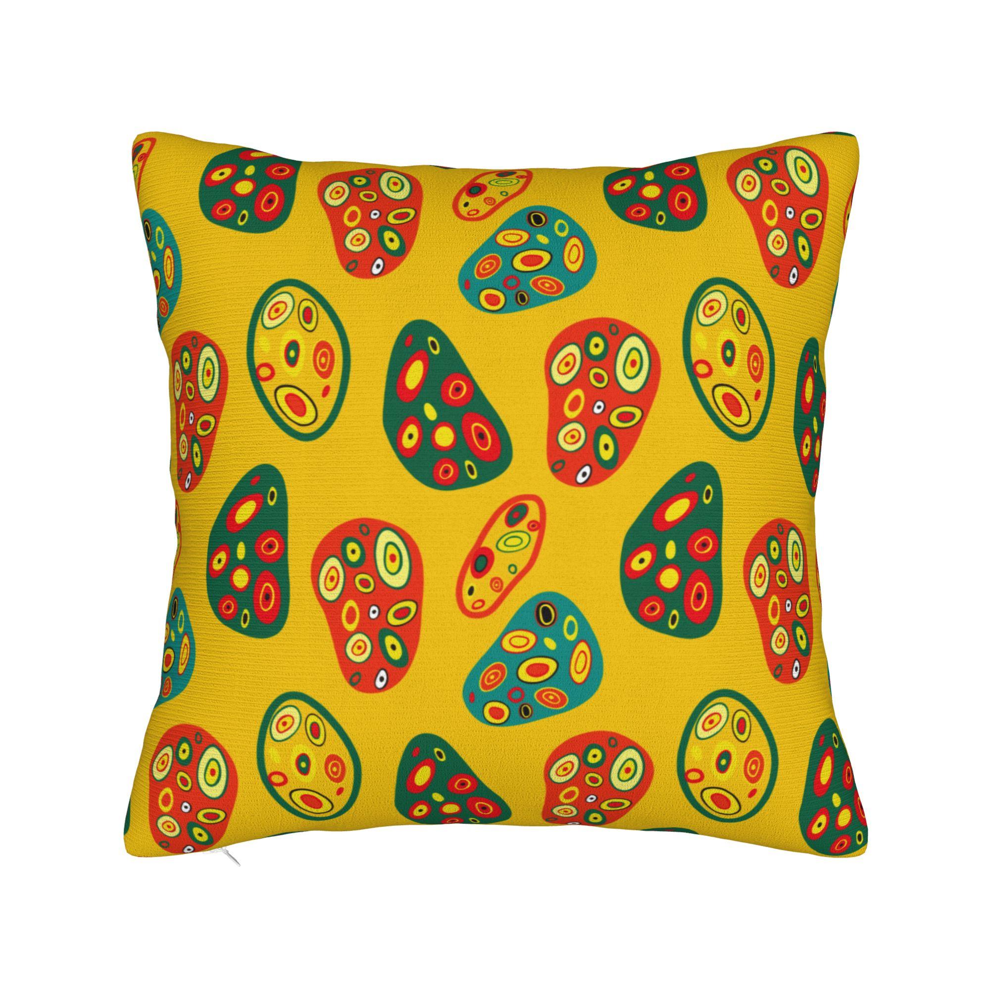 

Наволочка Квадратная Густав Климт Полиэстер Декоративная Подушка Эзотерическая Сакральная Геометрия Модная Наволочка 30x30cm 12x12in