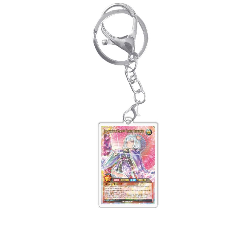 Keychains for Yugioh Rush Duel Rd Princess Cosmos Deathtacle Acrylic Pendant Backpack Ornament Decoration Anime Game Fans Gift
