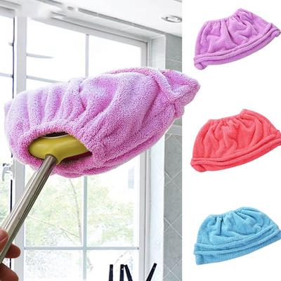 Microfiber Multi Function Reusable Floor Mop Lazy Broom Cover Coral Velvet Broom Cover Cloth