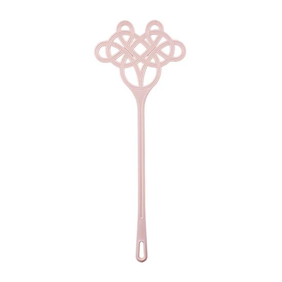 

Пильник-клапач з довгою ручкою, силіконова поверхня-лопатка, видаляє пил, волосся з простирадл, подушок, диванів, одягу, очищувач пилу рожевий