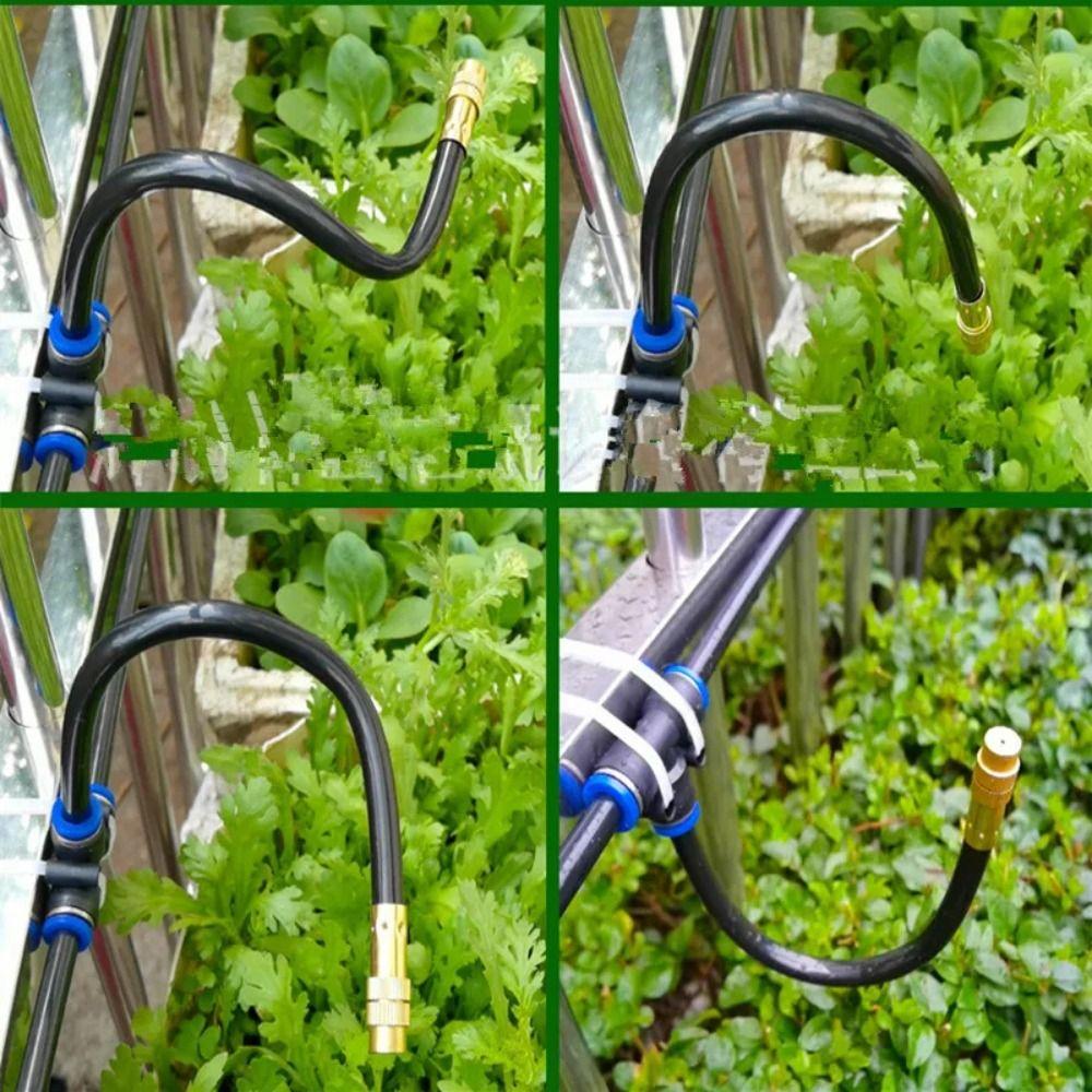 Rotating Copper Nozzle Automatic Watering Kits Garden Watering and Irrigation Set  Greenhouse