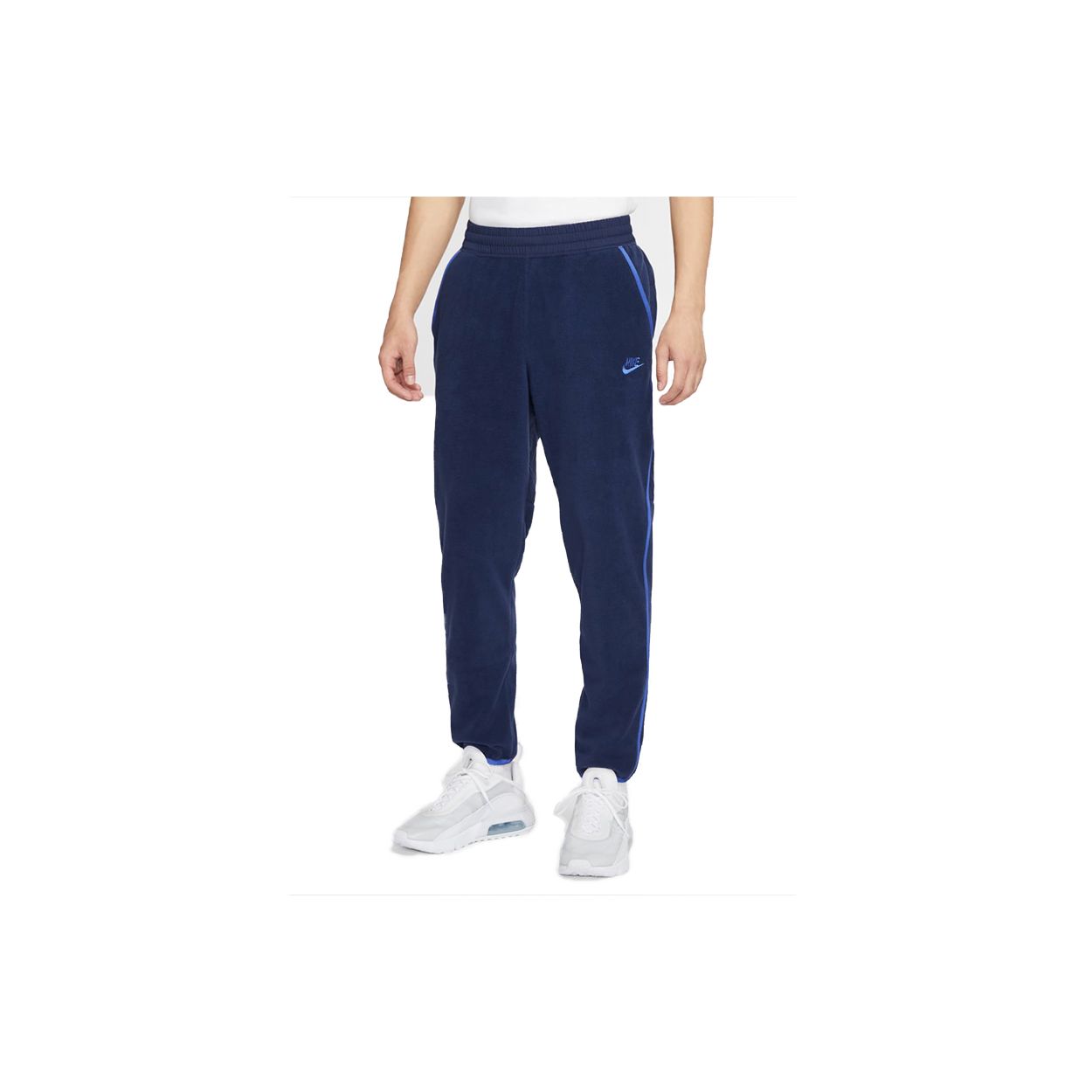 

Nike Sportswear Fleece-Lined Drawstring Joggers Men Bottoms Midnight-Navy CU4372-410