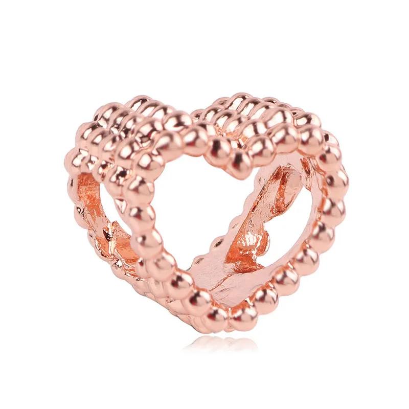 Nan Grand Daughter Best Friend Heart Beads Fits Charm Bracelet&Bangle DIY Women Jewelry Making