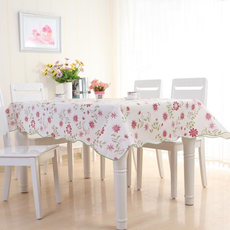 Table Cloth Oil-Proof Peva Multi-Color Round Table Cloth Tea Table Cloth Cushion Cloth Table Cloth