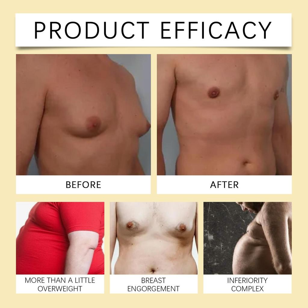 Ximonth Bee Venom Male Chest Oil Men's Chest Firming Contouring Skin Nourishing Massage Treatment