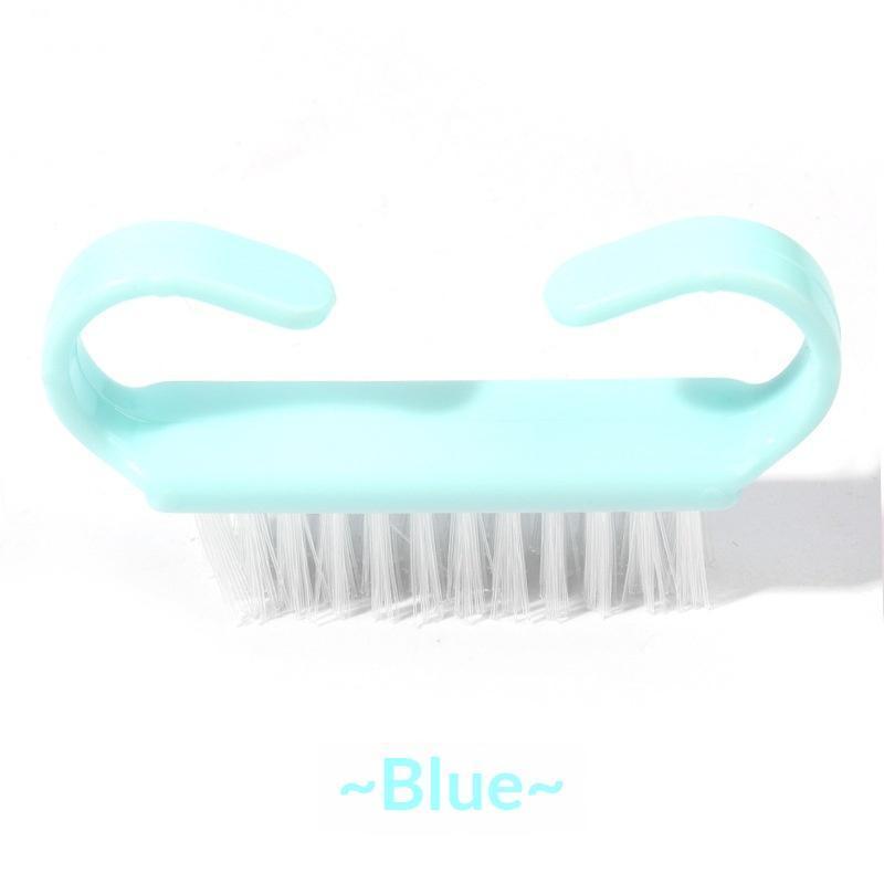 Soft Bristle Nail Dust Brush Non-slip Comfy Handle Pastel Colors Portable for Home DIY Manicure Nail Art Cleaning