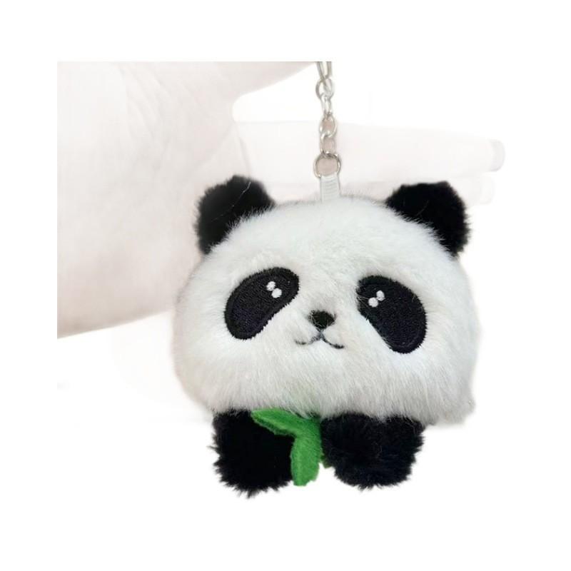 Adorable Panda Plush Toy Four Inch Stuffed Animal Keychain Perfect For Kids Gifts