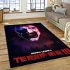 2025 New Style Terrifier 3 Horror Clown Movie Carpet Rug for Bedroom Living Room Home Sofa Decoration,kids Play Decor Floor Mat