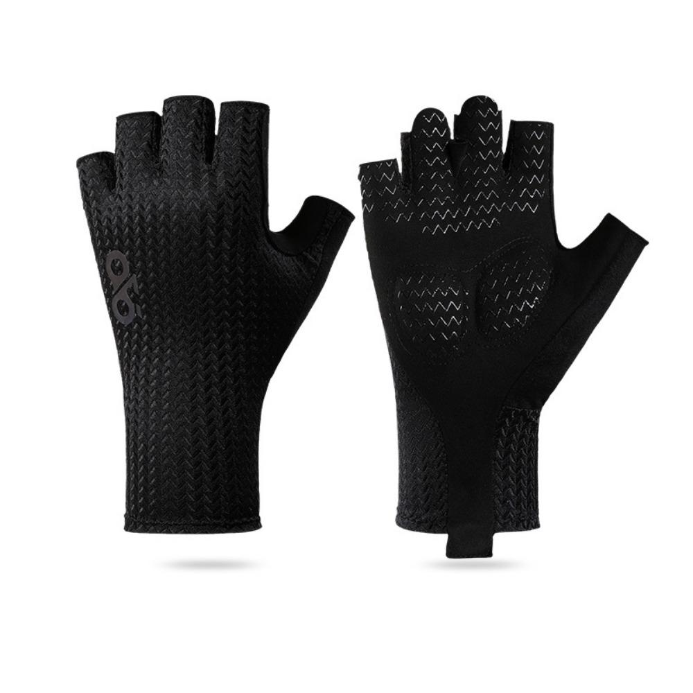 

Износостойкие мотоциклетные перчатки Противоскользящие мужские перчатки без пальцев Бодибилдинг XL чёрный