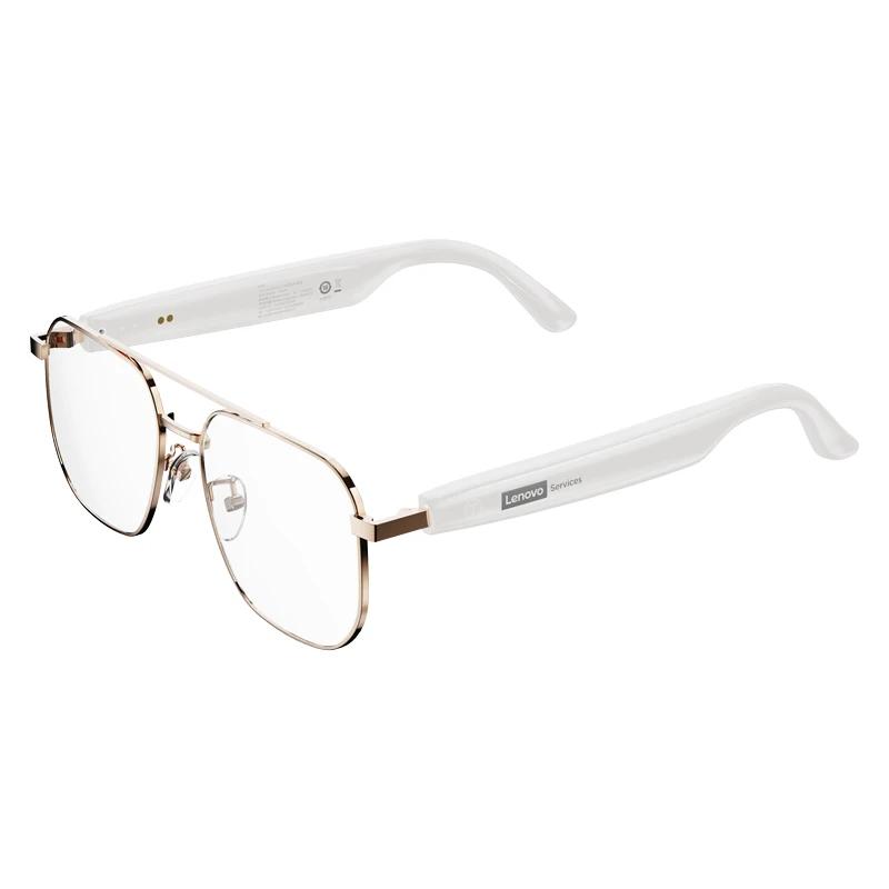 Original Lenovo GS105 4K Smart Wireless Glasses Bluetooth 6.0 AI Sunglasses HD Hands-free Calls Music Headphones ENC Noise Cancellation Dual Mic