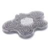 Portable NonSlip Bath Foot Scrubber Silicone Massage Mat Silicone Back Exfoliating Cleaner For Foot Care Heel Relief