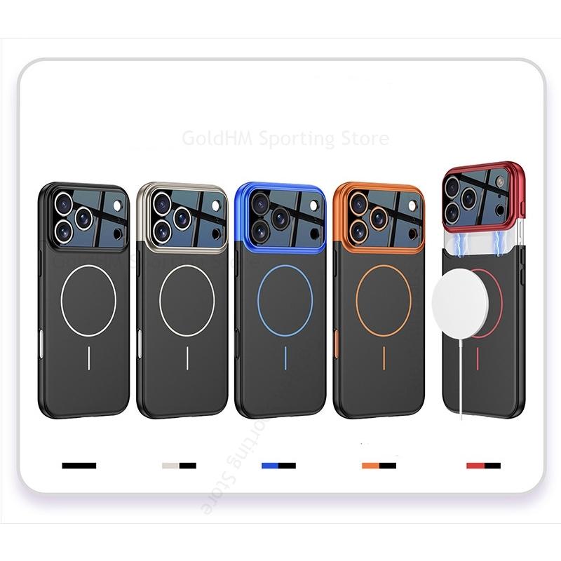 For Iphone 17 Pro Max Magsafe Camera Wireless Charge Case For iPhone Apple 17 Pro Max Ultra Slim Magsafing Shockproof Cover For iPhone 17 Pro Capa