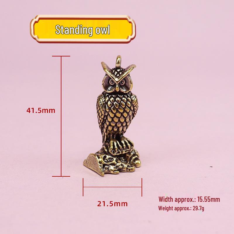 

Латунная статуэтка совы: Высококлассное культурное ремесло с сущностью национального сокровища