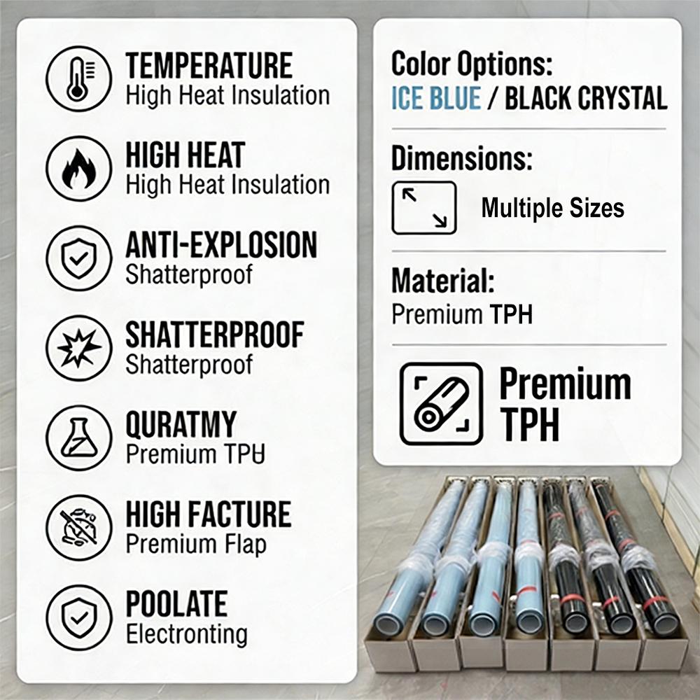 7.5mil TPH PPF Car Sunroof Insulation Film Anti-Heat Anti-UV Scratch Resistant Auto Skylight Protective Film Car Decoration Film