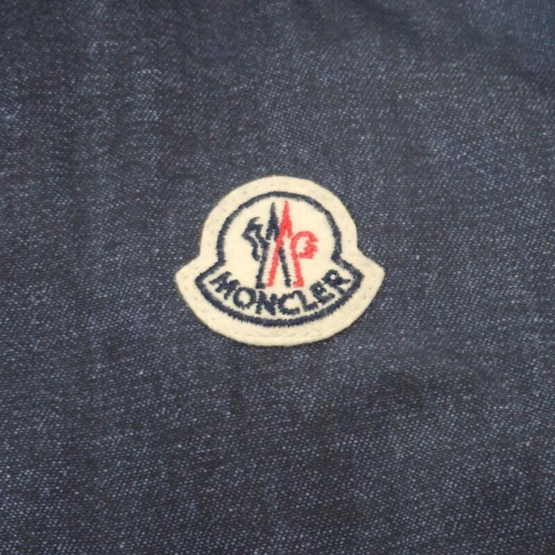 MONCLER  B1091410674553774 4 Nylon jacket Indigo Nylon mens