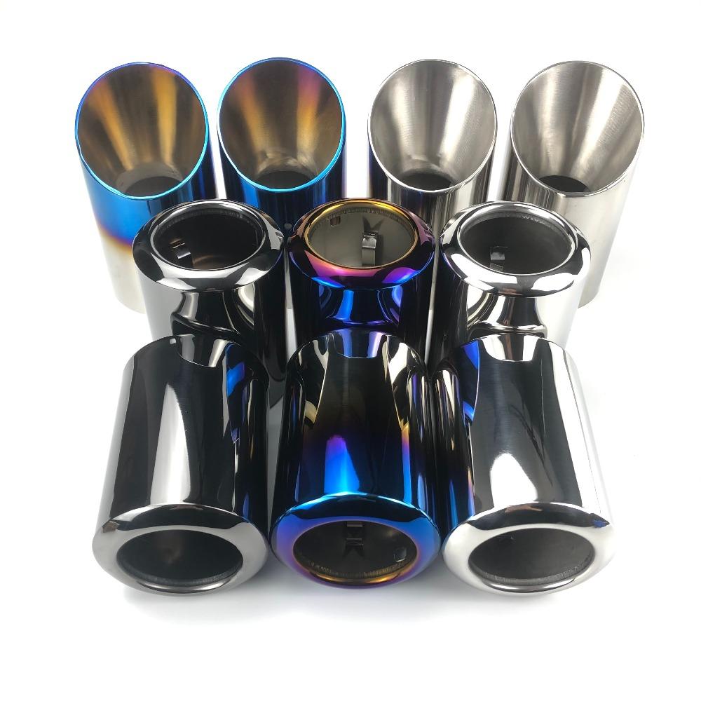 2x NEW STAINLESS STEEL EXHAUST TAIL REAR MUFFLER TIP PIPE for Mazda 6 2009 -2014 ATENZA 2013 2017 for Mazda CX-5 2013-2017