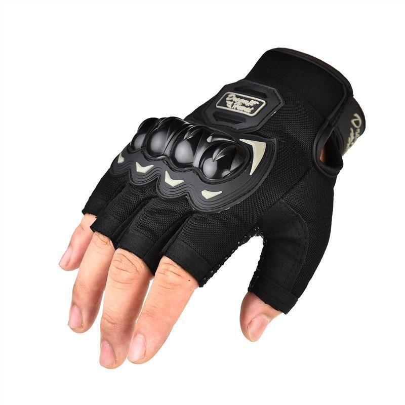 Motorcycle and locomotive protection full finger gloves male protective rider long finger outdoor sports breathable half finger men four seasons