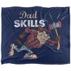 Taz Dad Skills Fathers Day Blanket