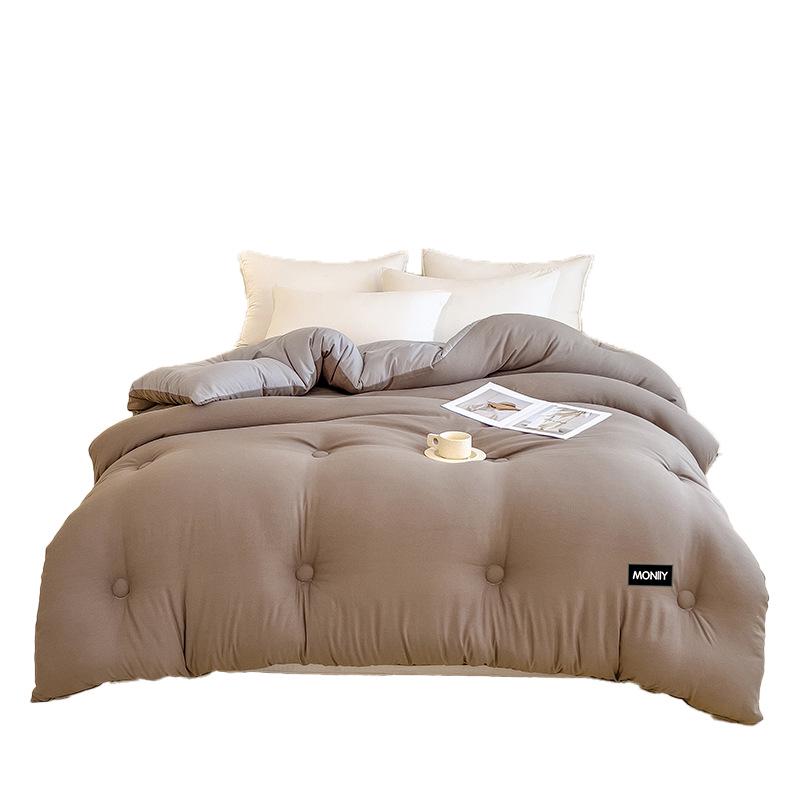 Thickened Warm Quilt Comforter - Soft, Skin-Friendly, All-Season Bedding for Student Dorms