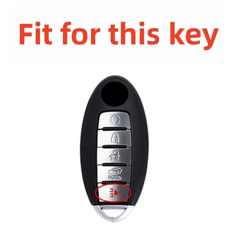 5 Buttons Soft Tpu Car Key Case Cover Keyless Remote Fob Holder For Nissan X Trail T32  Rogue Patrol Murano Htrail Maxima