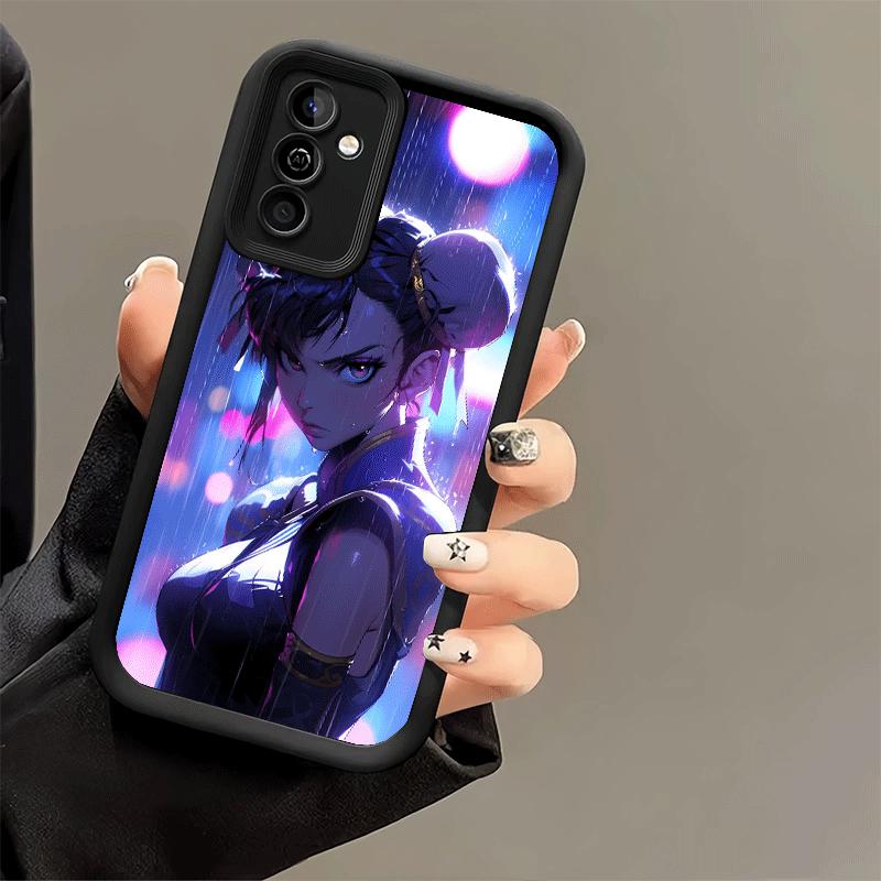 Phone Case for Samsung Galaxy S26 S25 Ultra S24 FE ChunLi S-Street F-FighterS Shell S23 Plus S22 + S21 S20 5G Soft Silicone Fund