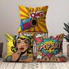 R-Roy Lichtenstein Anime Pillow Case Pattern Printing Pillowcase Living Room Sofa Cushion Cover Bedroom Room Decor