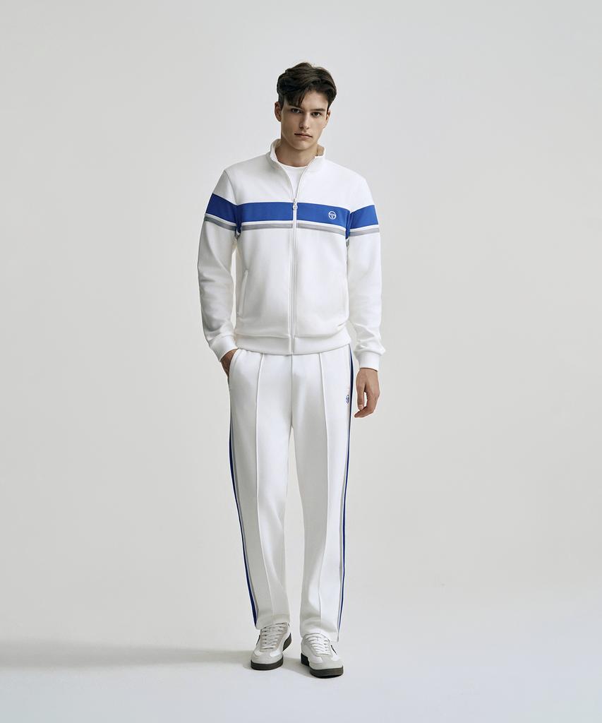 Chaqueta de chándal Sergio Tacchini M Goat Damarind Colorblock (Blanco)
