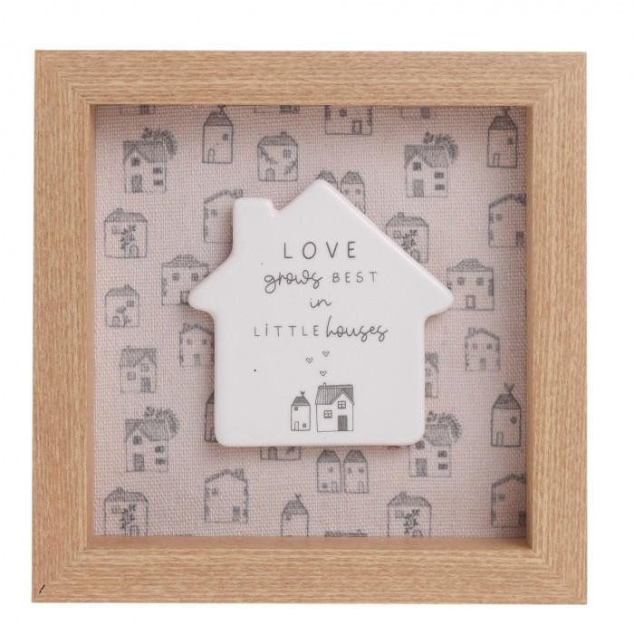 Celebrations Moments Little Houses Framed Plaque