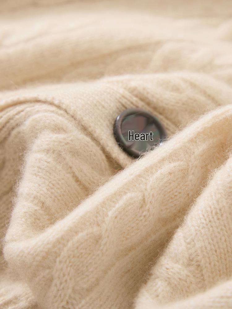 Autumn Winter Cashmere Knit Cardigan: Soft, Versatile, and Comfortable Loose-Fit Top