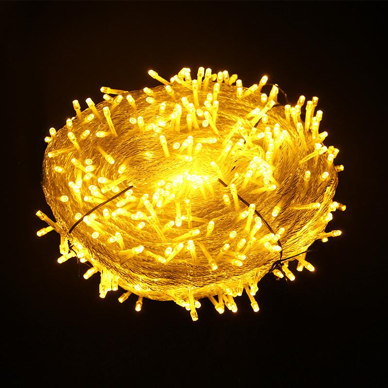 Led Solar Full Sky Star Light String 8 Function Outdoor Waterproof Camping Courtyard Light Holiday Decoration Light