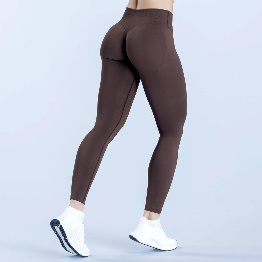 European and American Colorful Seamless Hip-lifting Yoga Leggings for Fitness
