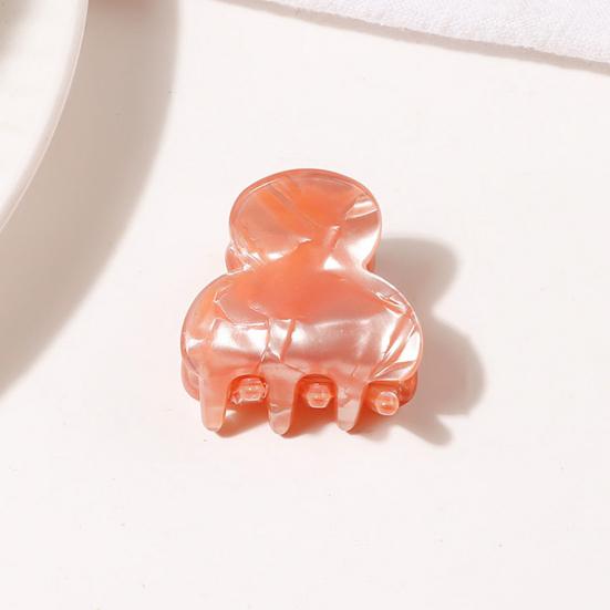 Small Hair Claw Jelly Color Hair Styling Clip Mini Size Updo Shark Hair Claw Versatile Hair Accessory