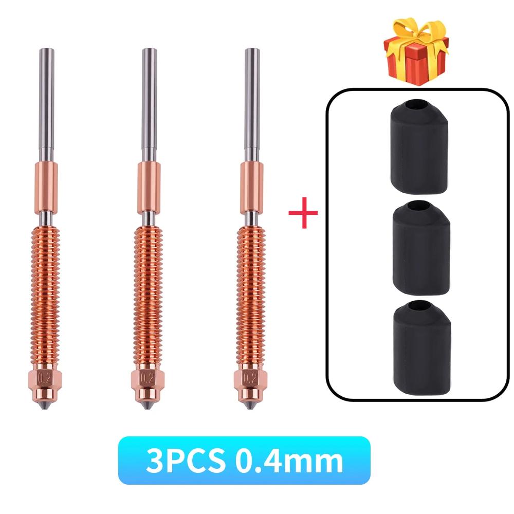 For Creality K2 K2Pro Hotend Kit Ceramic Heating Block Kit 0.4mm All-metal Integrated Quick Swap Nozzle 350°C For Creality K2Pro