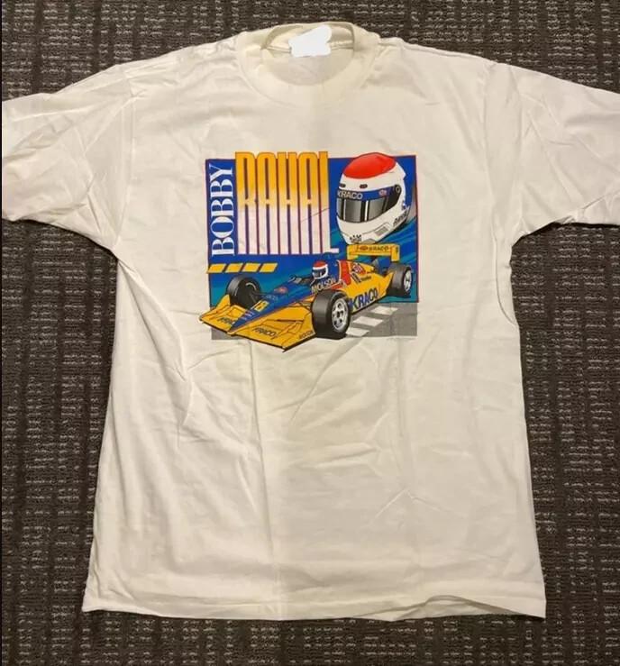 Vintage Indy Car 1991 Bobby Rahal T-Shirt Tops tees Men's Women's, Bobby Rahal Shirt, Bobby Rahal