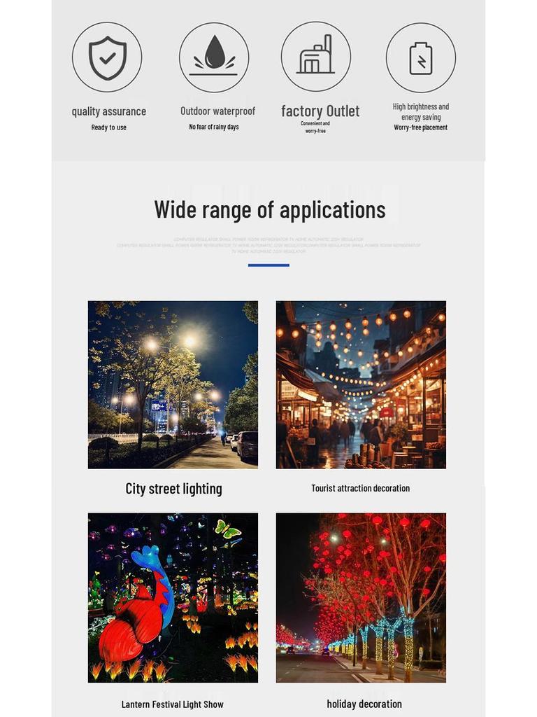 2026 Waterproof Red Lanterns for Outdoor Spring Festival Tree Decorations