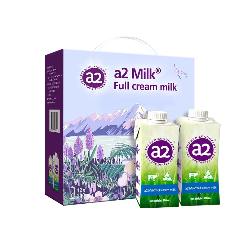 A2 Full Cream Milk Imported from Australia (12 x 200ml)
