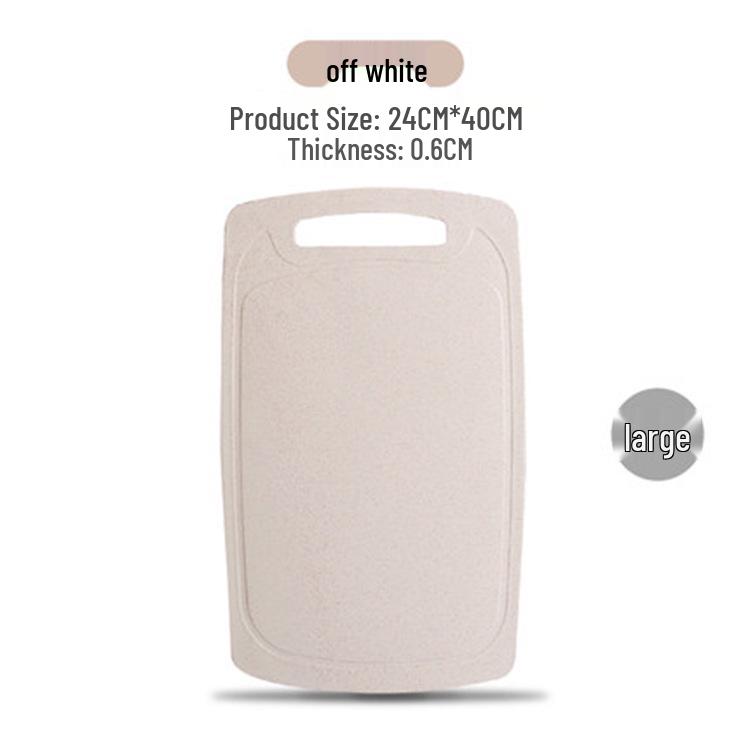 Versatile Non-Slip Wheat Straw Cutting Board - Easy-to-Clean Chopping Board Small