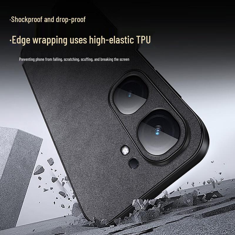 Luxury Suede Full-Protection Phone Case for iQOO Neo9/Neo9 Pro