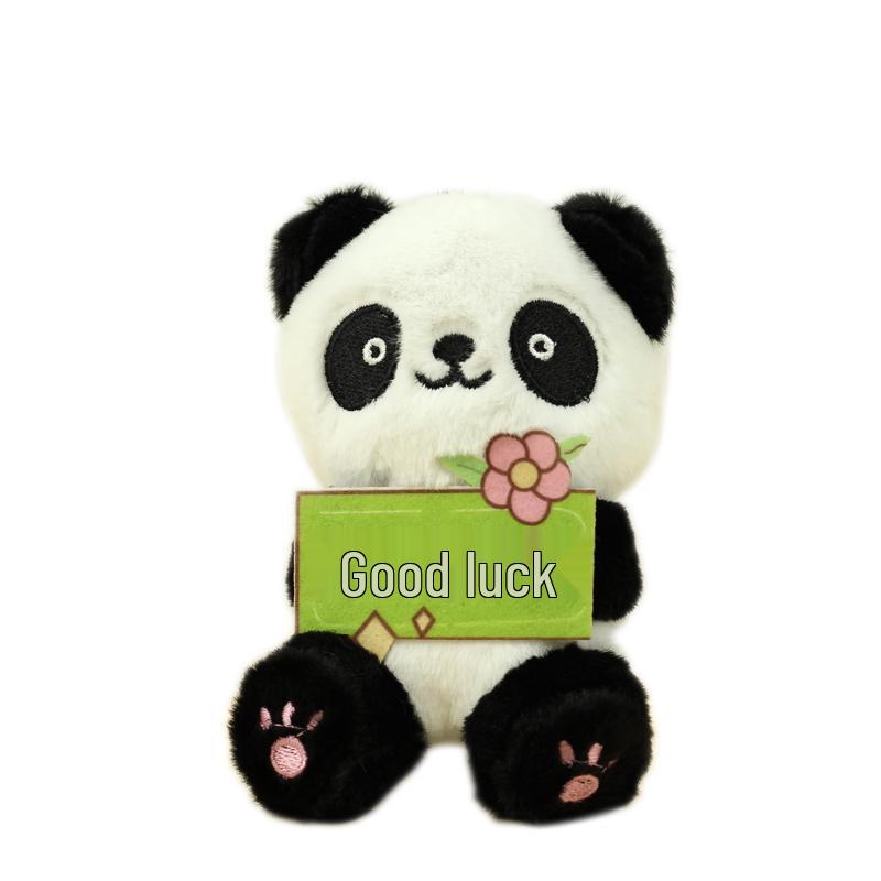 Adorable Panda Claw Machine Pendant Plush Backpack Keychain Doll