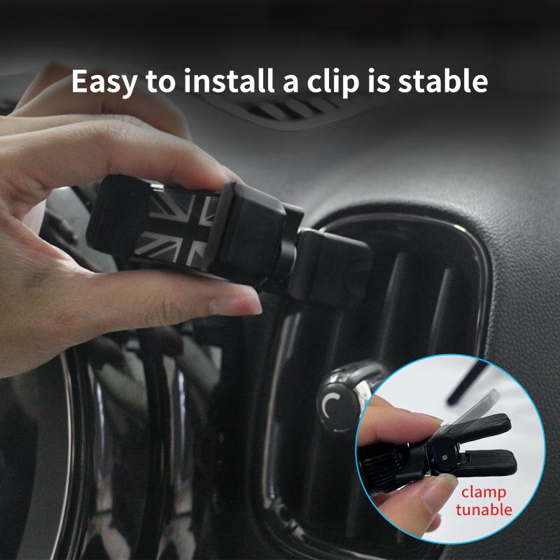 Per Mini Cooper R56 R55 R60 F56 F54 F55 F60 Countryman Clubman Porta Cellulare a Clip Staffa GPS per Auto Clip di Ricambio