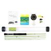 River Peak Bass Bug Fly Starter Set (LEAFGREEN #6/7 Set)