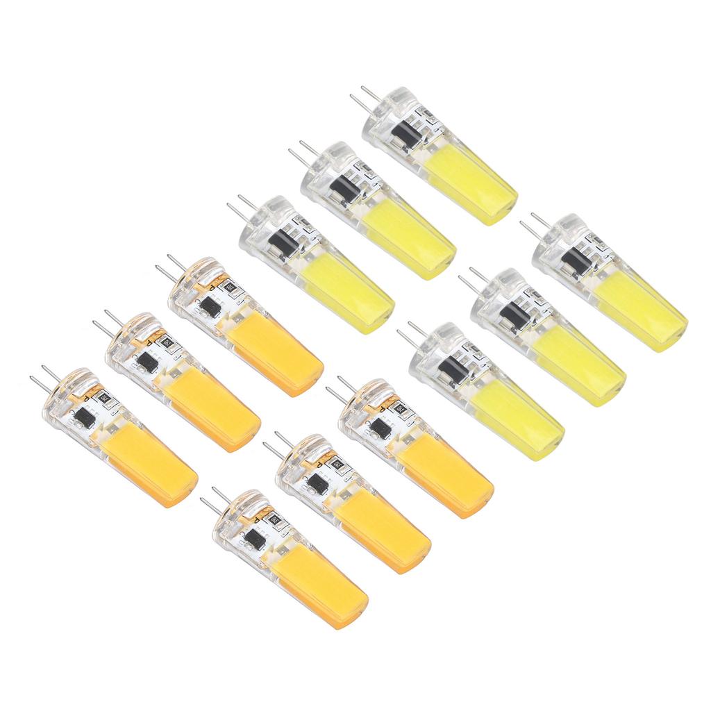 6 Pieces G4 LED Bulbs 9W Dimmable COB Lamp 500LM for Home Ceiling Landscape Chandelier Lamps