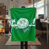 Rajakasablanca Sports Club  Print Flannel Blanket, High Quality Comfortable for All Seasons, Home Decor, Warmth and Comfort